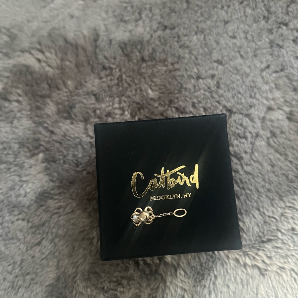 Catbird gentle spider charm